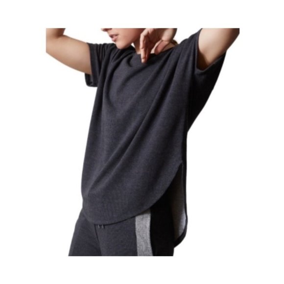 Josie Natori Tops - Josie Natori Women's Chi French Terry Split-Back Top Size Small New